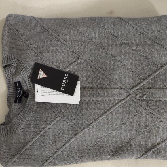 Guess Grey NWT Men’s S Sweater - Picture 5 of 12